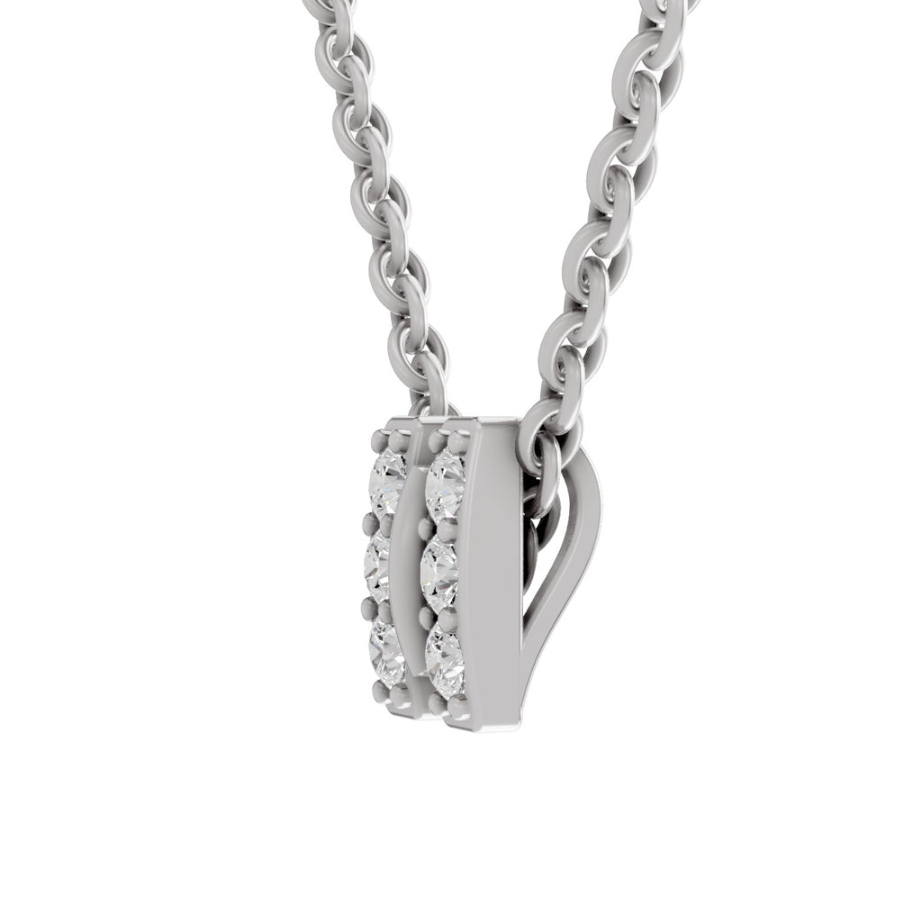 0.23 Carat Twogether Pendant Lab Grown Diamond in 14K Gold