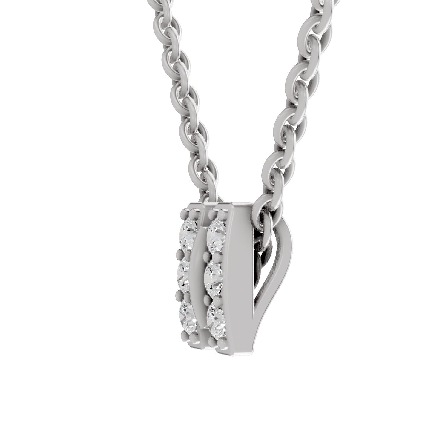 0.23 Carat Twogether Pendant Lab Grown Diamond in 14K Gold