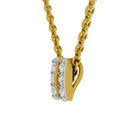0.23 Carat Twogether Pendant Lab Grown Diamond in 14K Gold