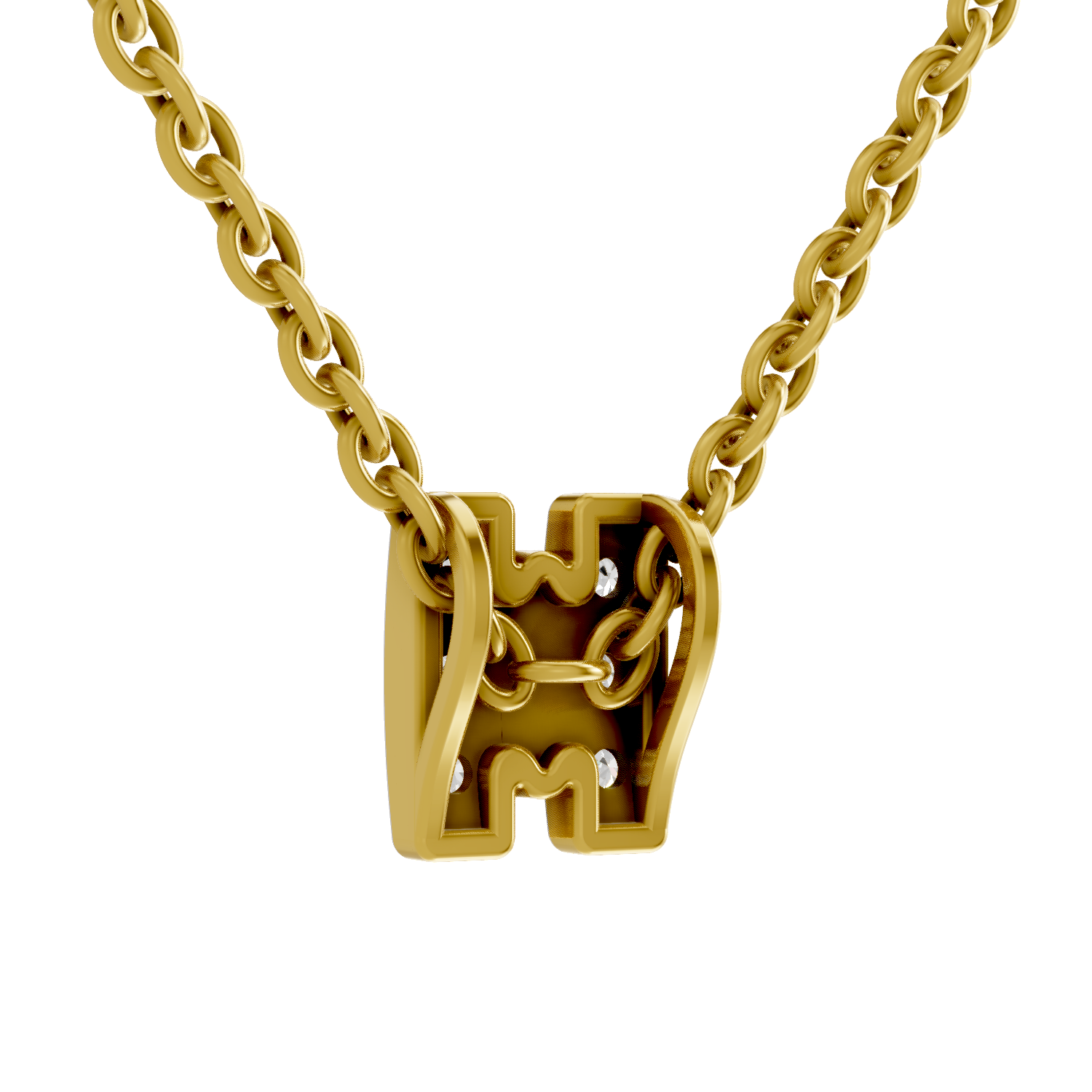 0.23 Carat Twogether Pendant Lab Grown Diamond in 14K Gold