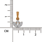 0.25 Carat Lab Grown Diamond Trinity Bloom Pendant in 14K
