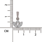 0.25 Carat Lab Grown Diamond Trinity Bloom Pendant in 14K