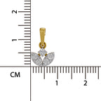 0.25 Carat Lab Grown Diamond Trinity Bloom Pendant in 14K
