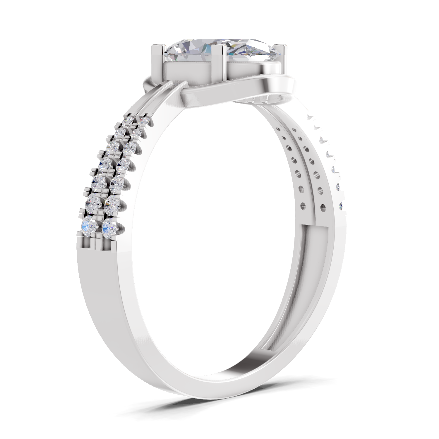 1.39 Carat Diamond Ring in 14K Gold