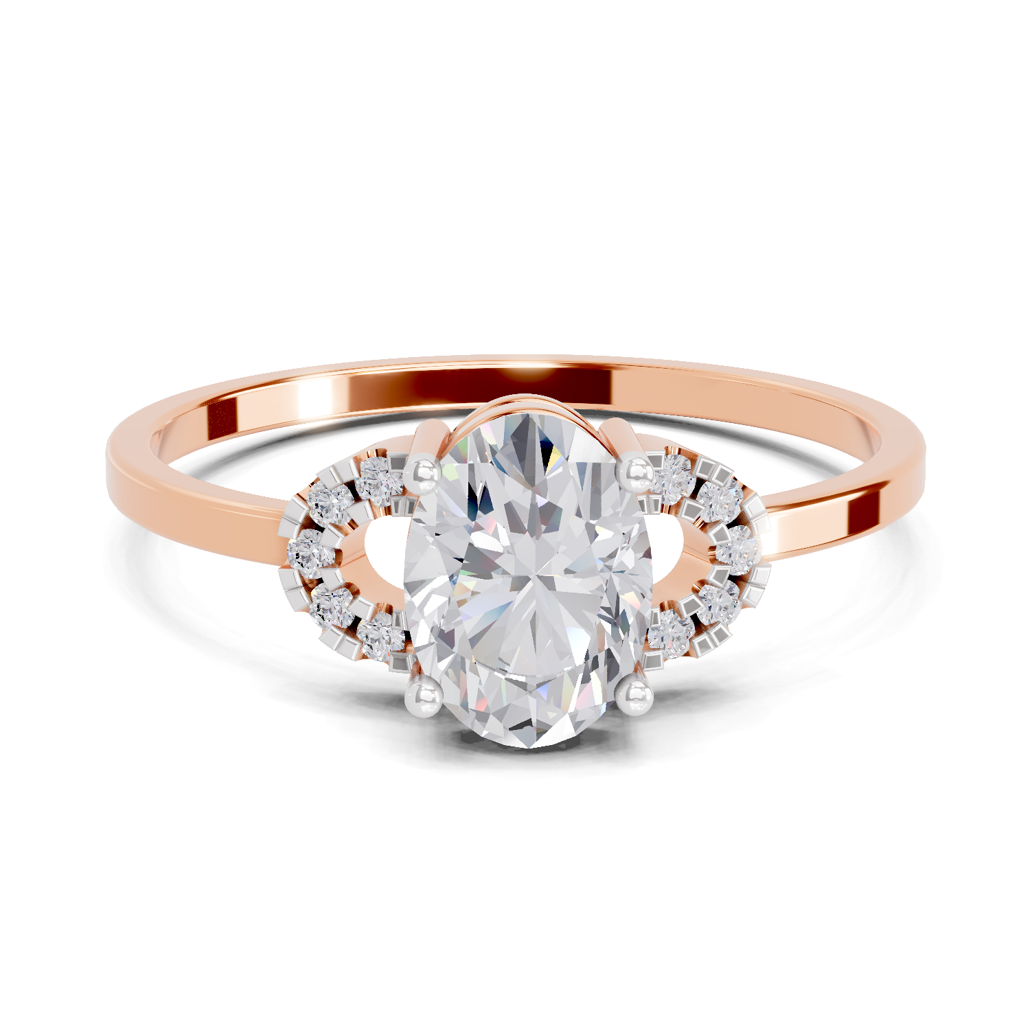 1.11 Carat Diamond Ring in 14K Gold