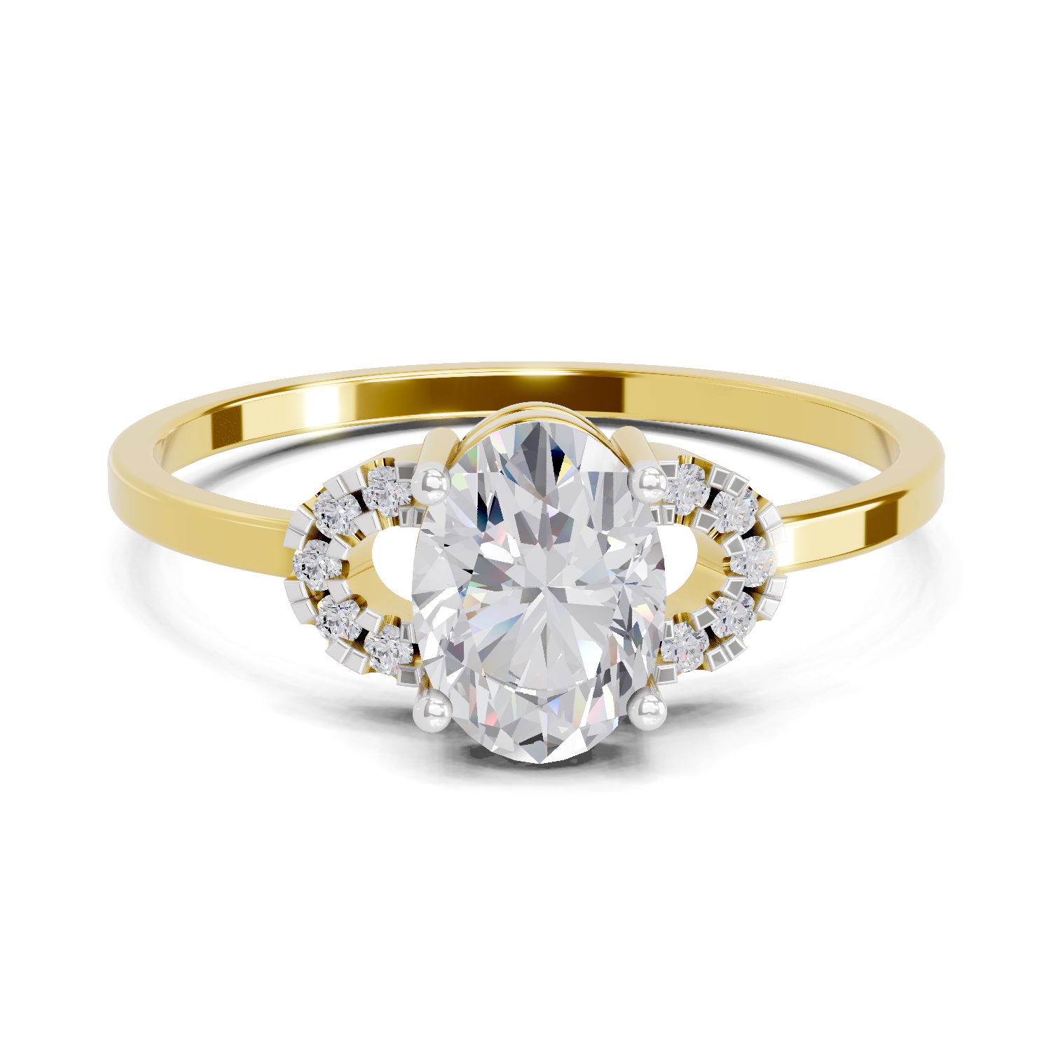 1.11 Carat Diamond Ring in 14K Gold