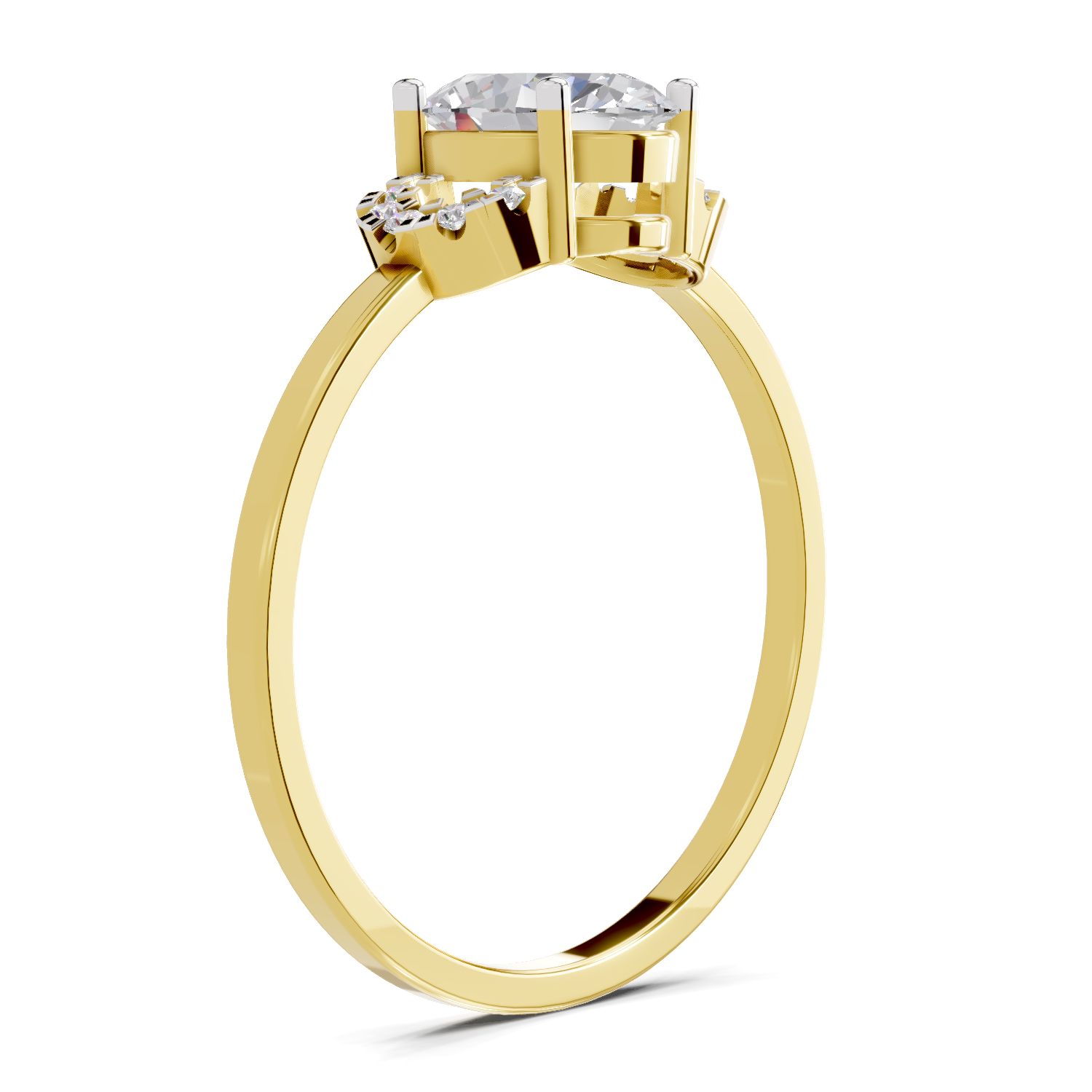 1.11 Carat Diamond Ring in 14K Gold