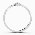 Sparkles Lab Grown Diamond 0.23 Carat Pear Shape Ring| 14K White Gold