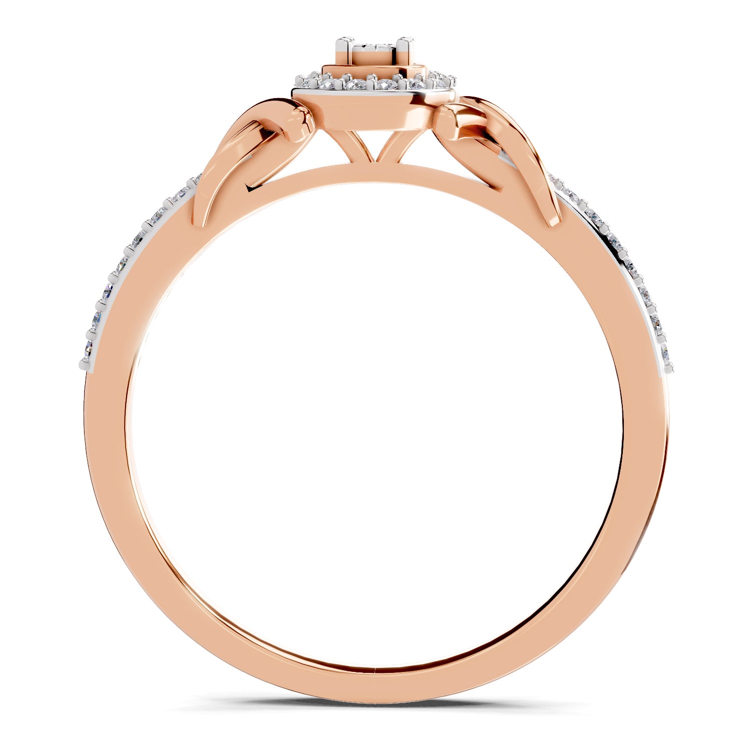 0.18 Carat Infinity Promise Engagement Ring | 14K Rose Gold