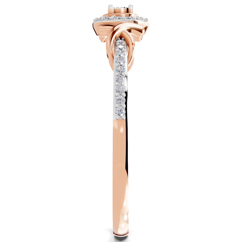 0.18 Carat Diamond Ring in 14K Gold