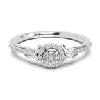 0.18 Carat Diamond Ring in 14K Gold