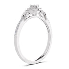 0.18 Carat Diamond Ring in 14K Gold