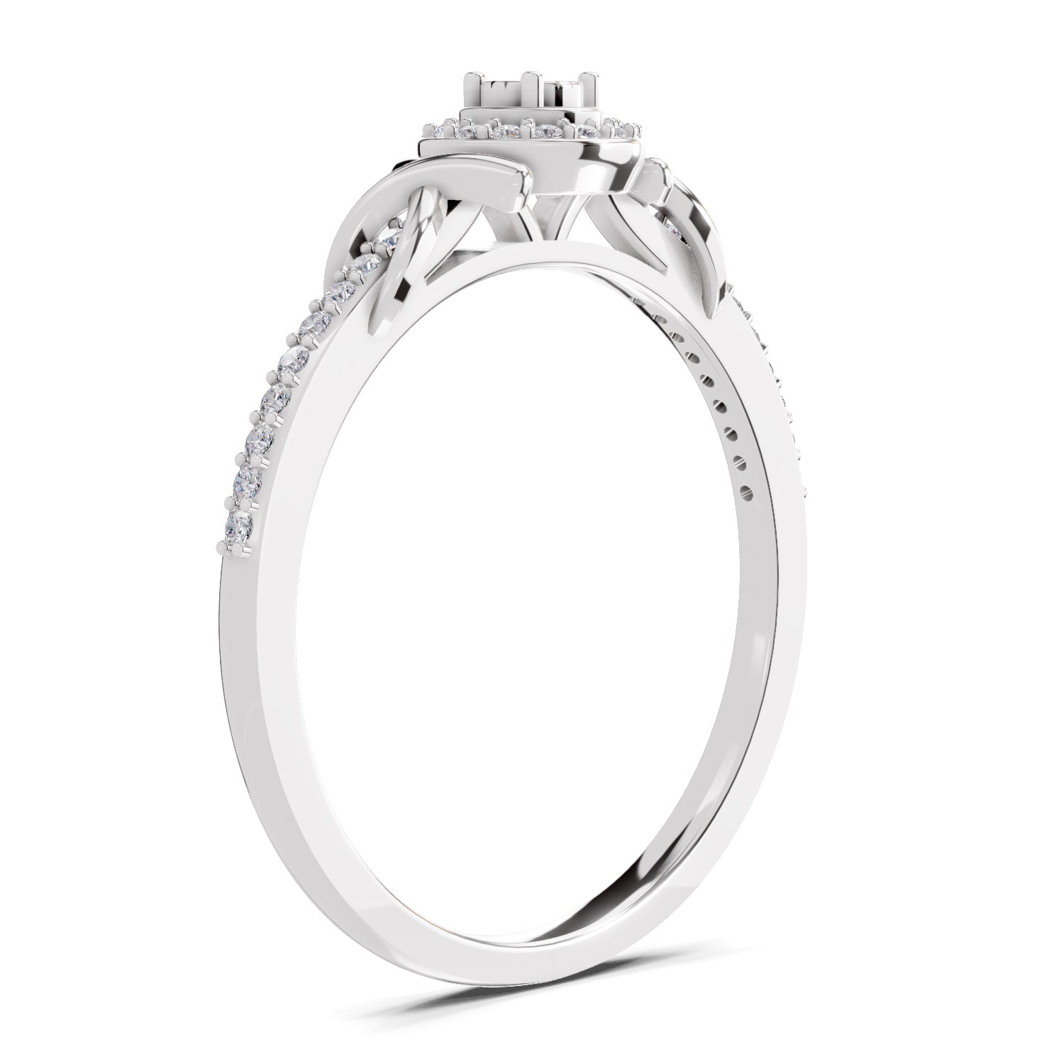 0.18 Carat Diamond Ring in 14K Gold