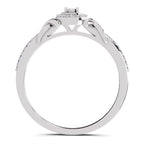 0.18 Carat Diamond Ring in 14K Gold
