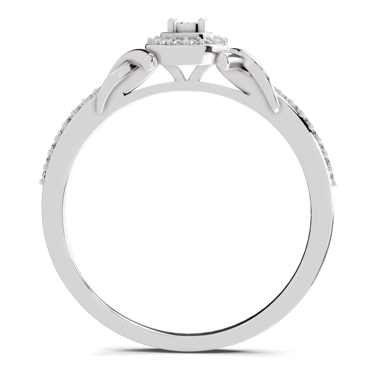 0.18 Carat Diamond Ring in 14K Gold