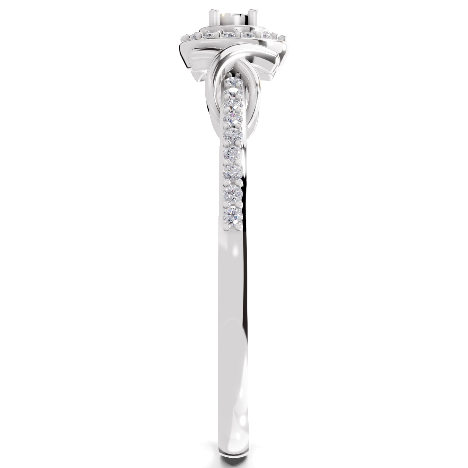 0.18 Carat Diamond Ring in 14K Gold