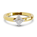 0.12 Carat Diamond Ring in 14K Gold