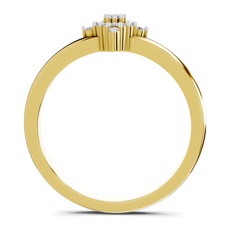 0.12 Carat Diamond Ring in 14K Gold