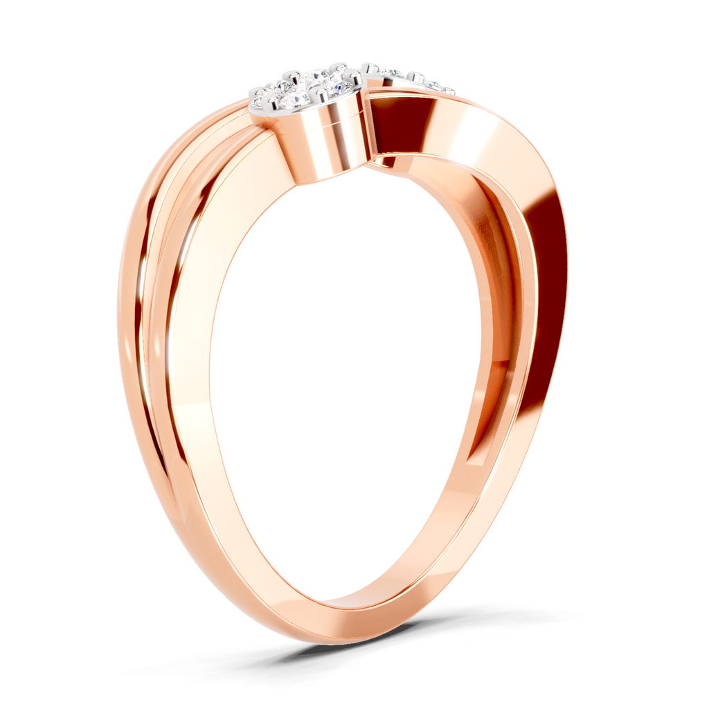 0.07 Carat Diamond Ring in 14K Gold