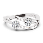 0.07 Carat Diamond Ring in 14K Gold