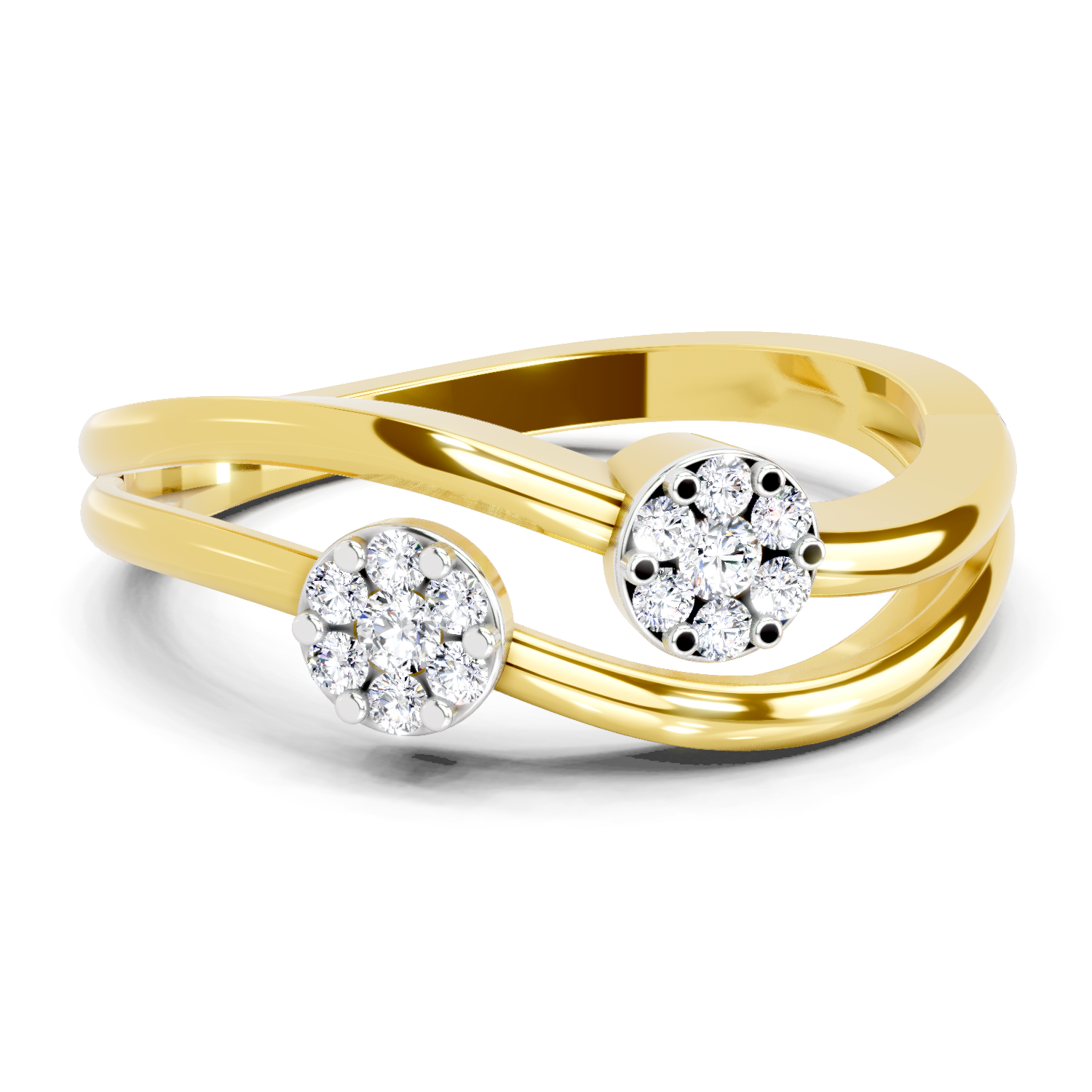 0.07 Carat Diamond Ring in 14K Gold
