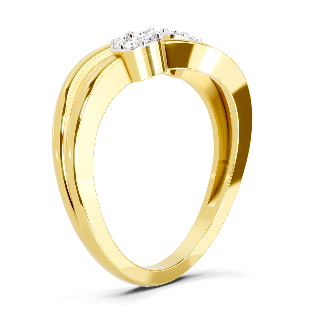 0.07 Carat Diamond Ring in 14K Gold