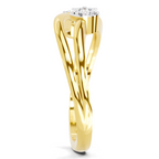 0.07 Carat Diamond Ring in 14K Gold