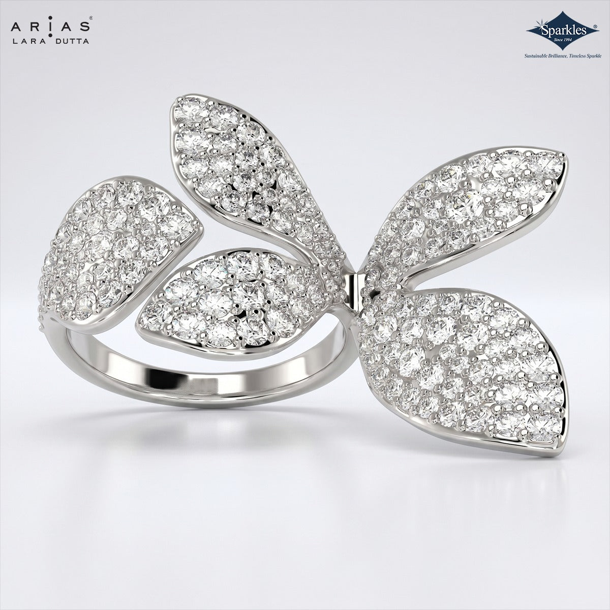 Arias by Lara Dutta Botanical Radiance Diamond Ring