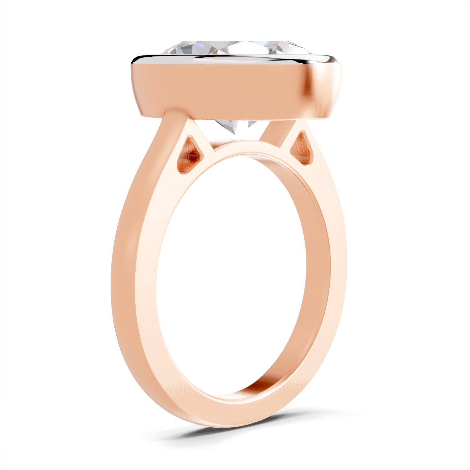 1.89 Carat Aurora Oval Promise Engagement Ring | 14K Rose Gold