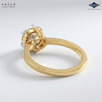 Arias by Lara Dutta Wave Solitaire Ring