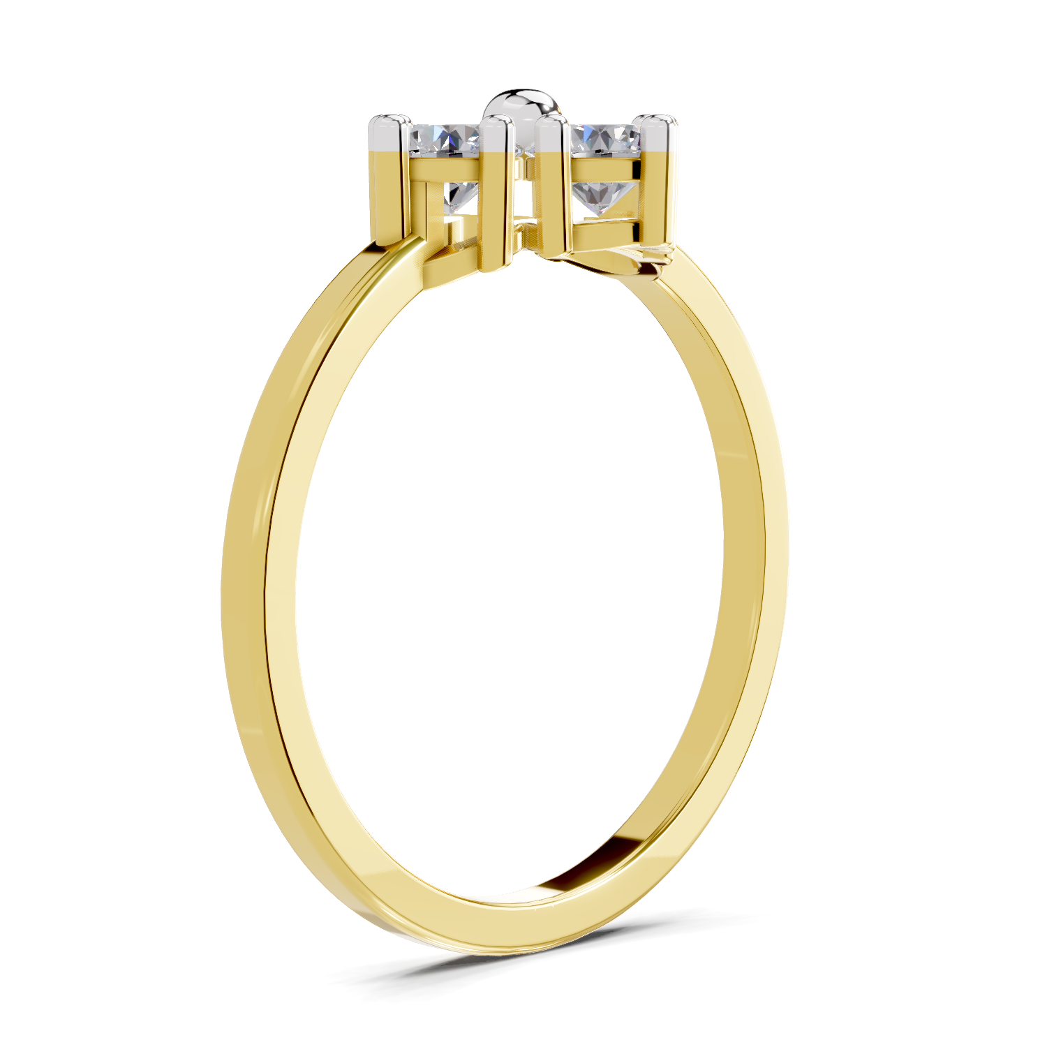 0.76 Carat Solitaire Lab Grown Diamond Ring In 14K Gold