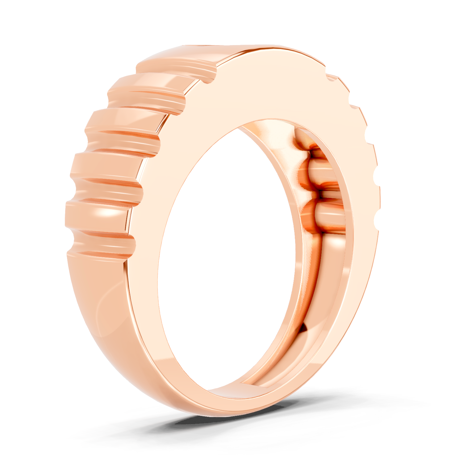 1 Ct Round Solitaire Diamond Ring | 14K Rose Gold