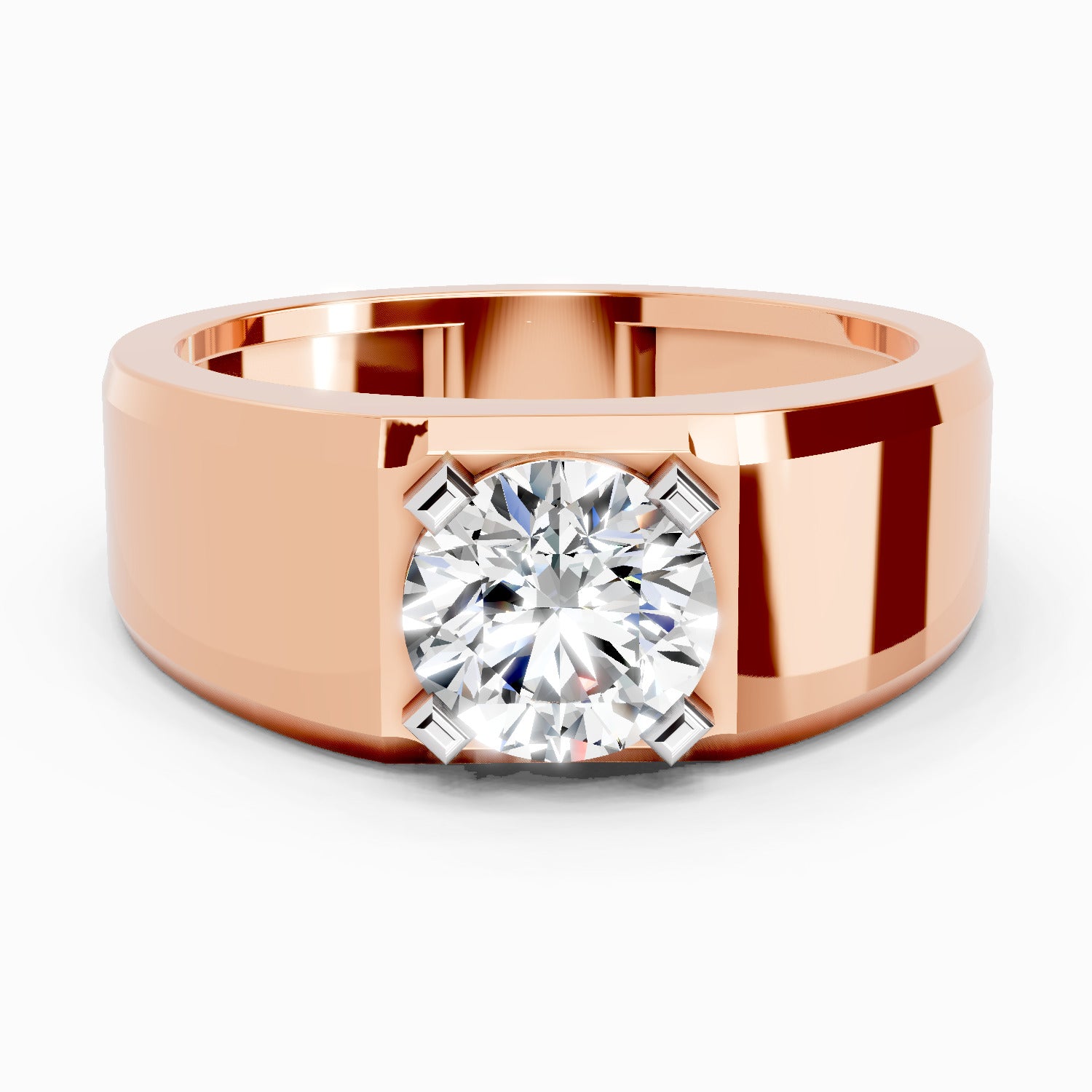 1 Carat Engagement Ring | 14K Rose Gold