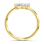 0.57 Carat Solitaire Lab Grown Diamond Ring In 14K Gold
