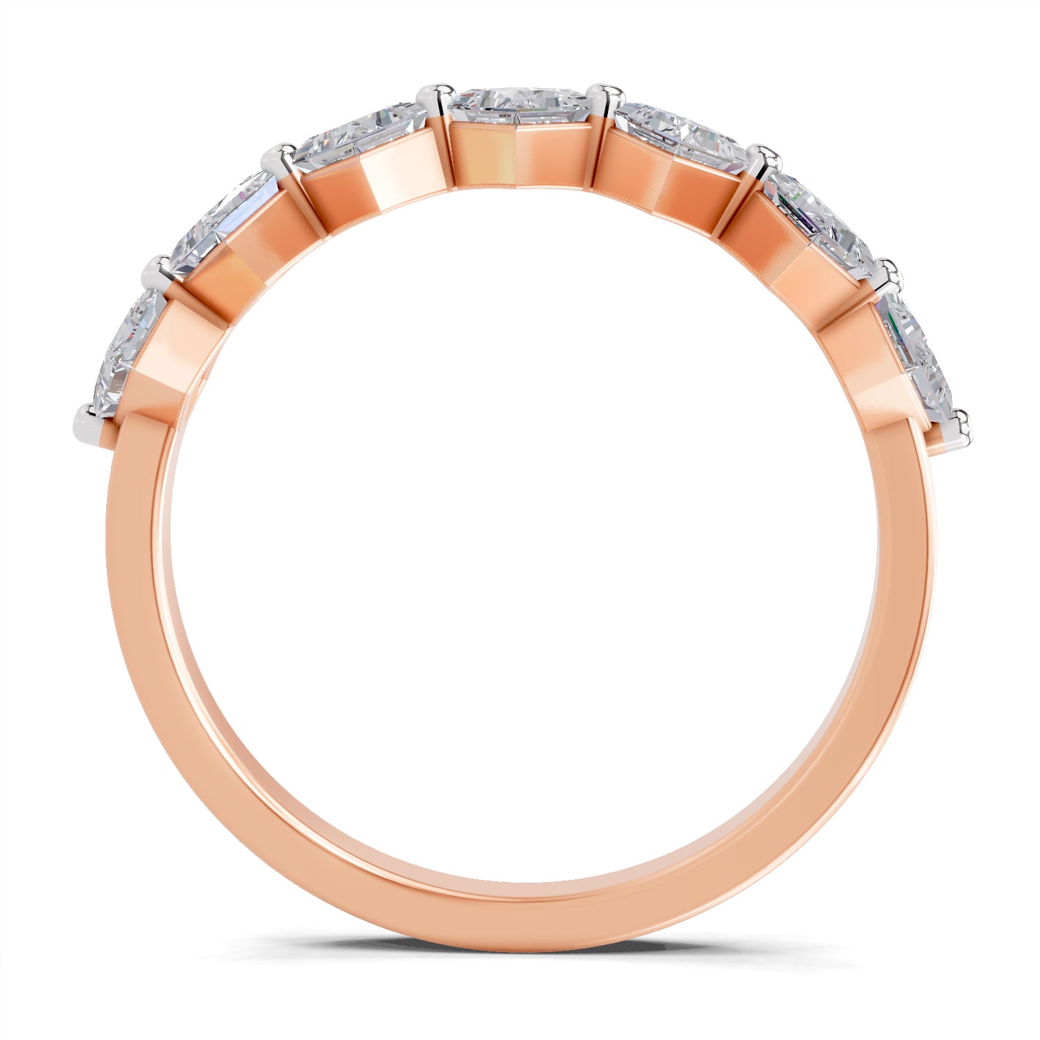 Sparkles Lab Grown Diamond 0.05 Celestial Bloom Ring| 14K Rose Gold