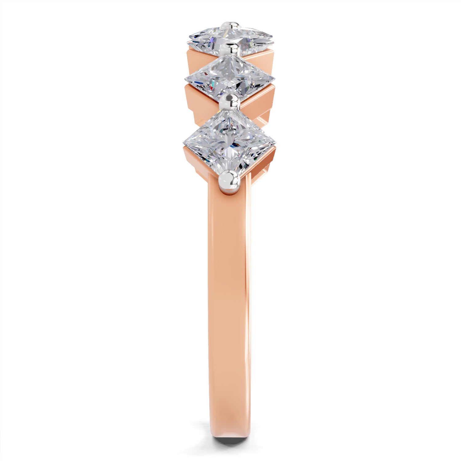 Sparkles Lab Grown Diamond 0.05 Celestial Bloom Ring| 14K Rose Gold