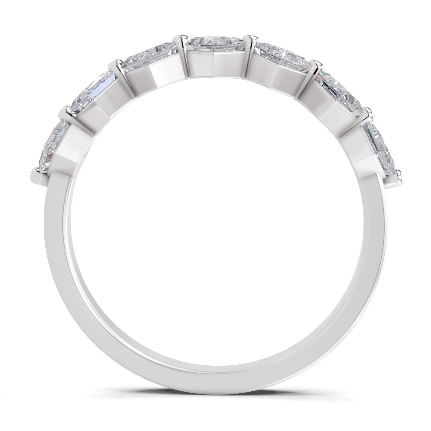 Sparkles Lab Grown Diamond 0.05 Celestial Bloom Ring| 14K White Gold