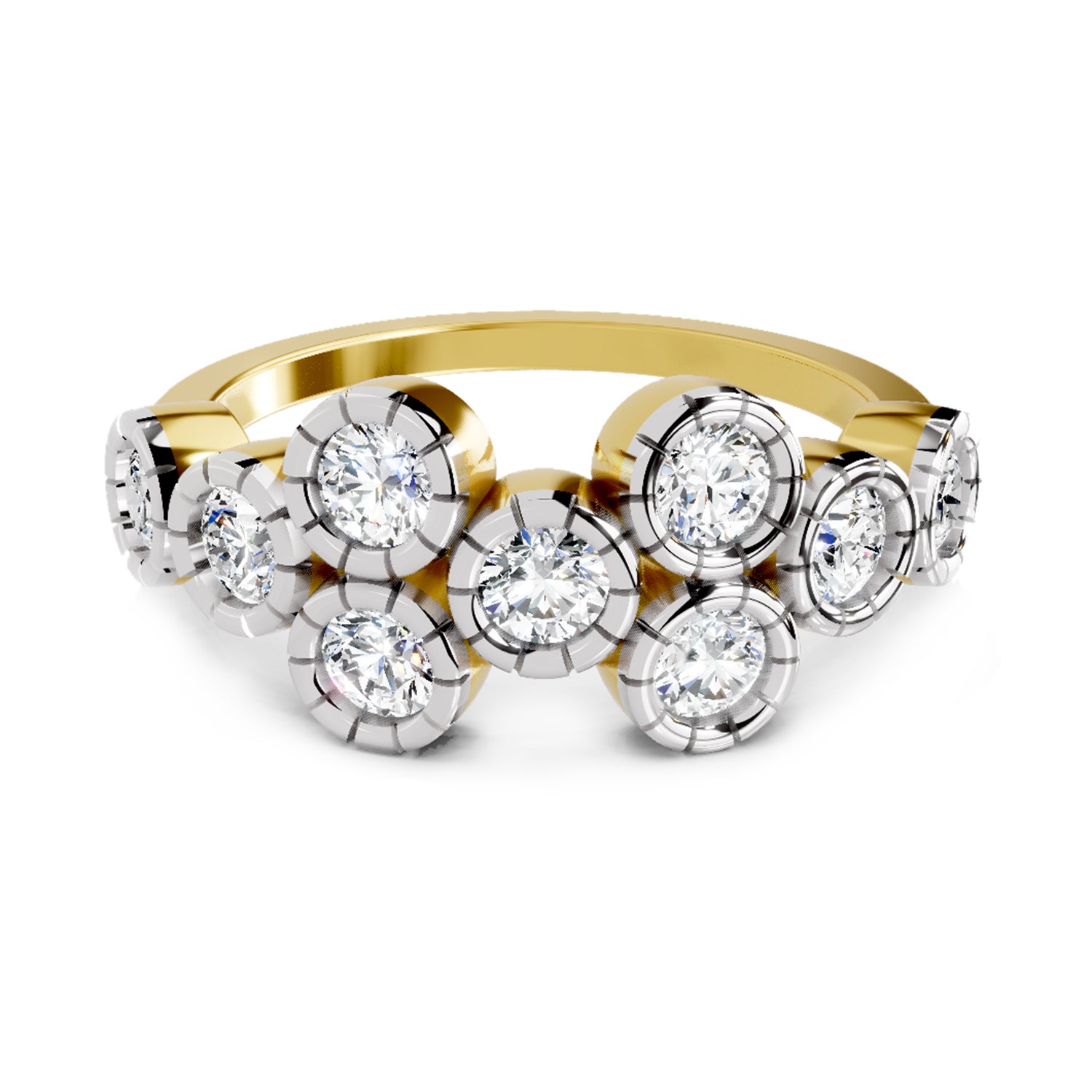 1.13 Ct Round 14K Yellow Gold