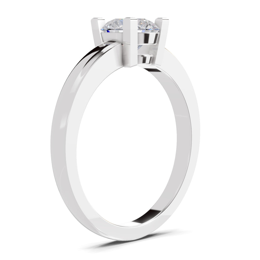 0.75 Carat Solitaire Diamond Engagement Ring | 14K Yellow Gold