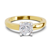 0.75 Carat Solitaire Diamond Engagement Ring | 14K Yellow Gold