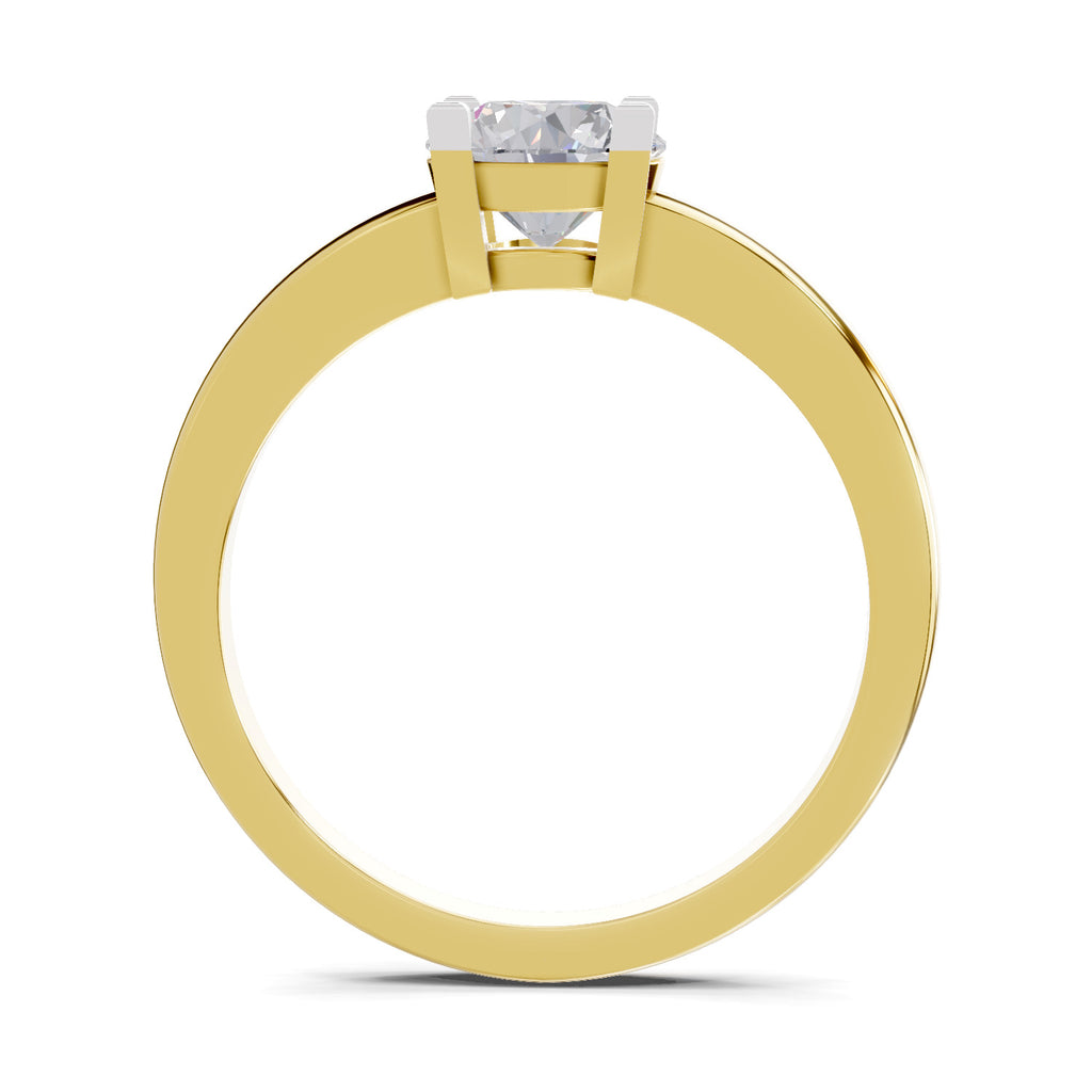 0.75 Carat Solitaire Diamond Engagement Ring | 14K Yellow Gold