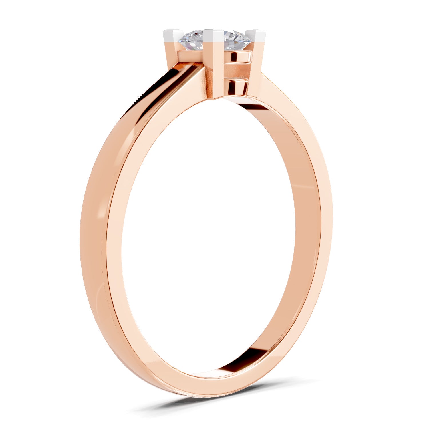 0.3 Carat Solitaire Diamond Engagement Ring | 14K Yellow Gold
