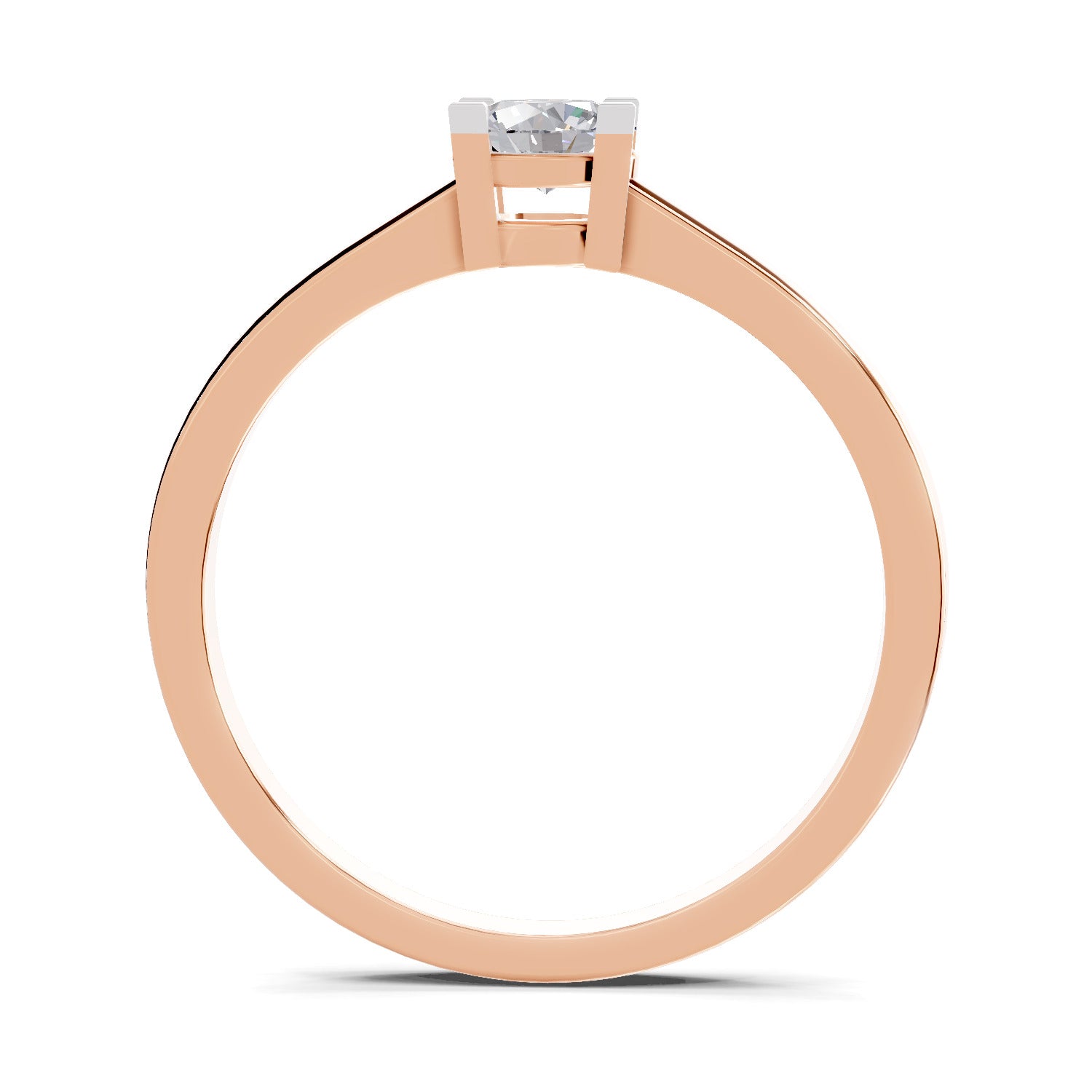 0.3 Carat Solitaire Diamond Engagement Ring | 14K Yellow Gold