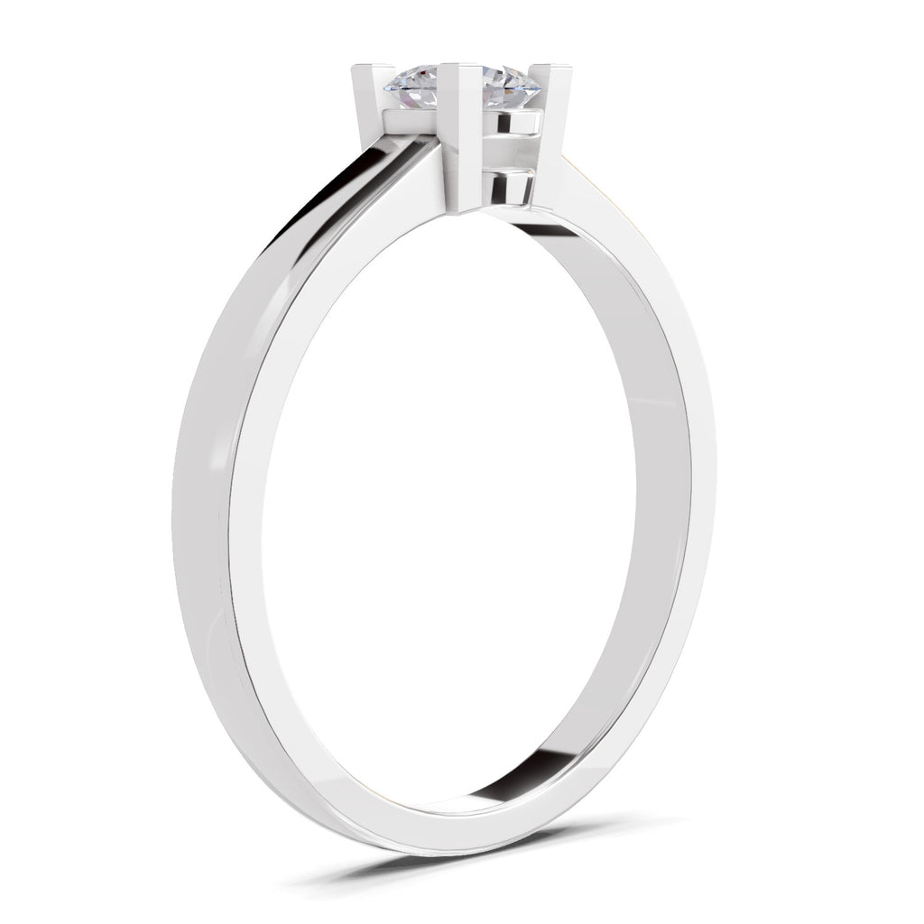 0.3 Carat Solitaire Diamond Engagement Ring | 14K Yellow Gold