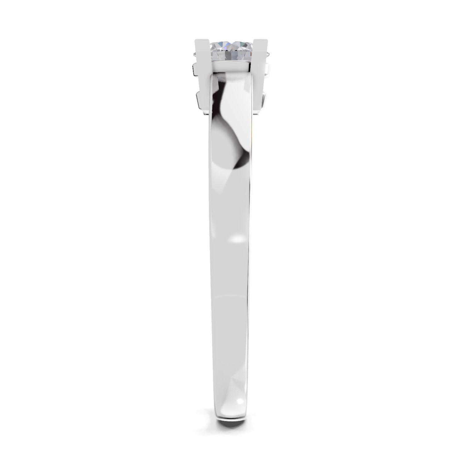 0.3 Carat Solitaire Diamond Engagement Ring | 14K Yellow Gold