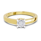 0.3 Carat Solitaire Diamond Engagement Ring | 14K Yellow Gold