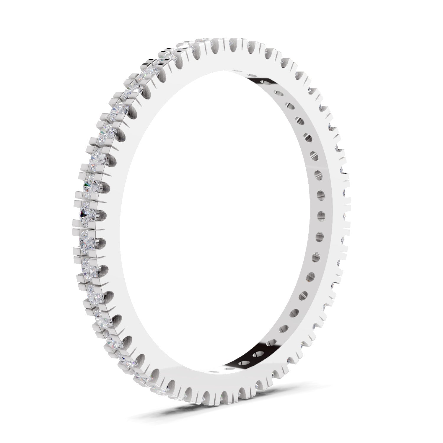 Sparkles Lab Grown Diamond 0.27 Eternity Style Ring| 14K White Gold