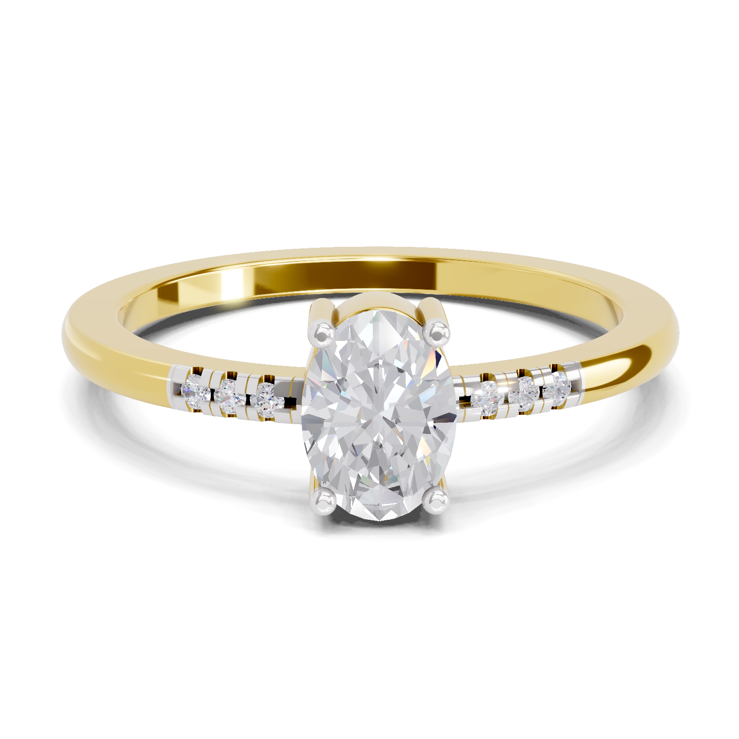 1.03 Carat Diamond Ring in 14K Gold
