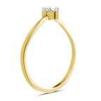 0.25 Carat Solitaire Lab Grown Diamond Ring In 14K Gold