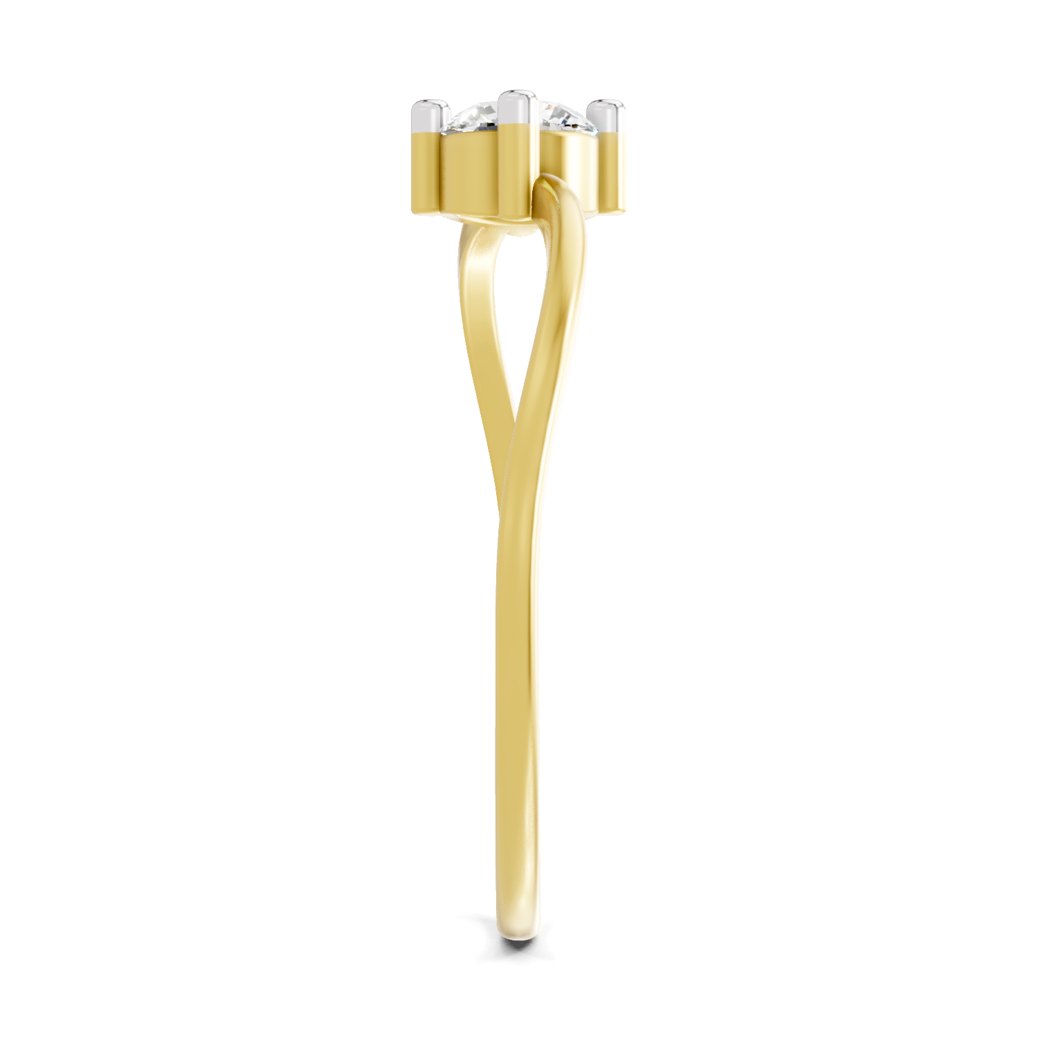 0.25 Carat Solitaire Lab Grown Diamond Ring In 14K Gold